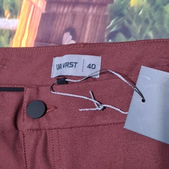 VRST Commuter Rum Raisin Shorts Size‎ 40 NWT - Picture 4 of 10